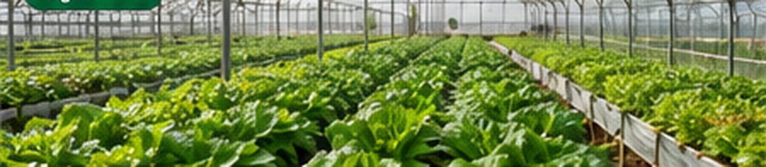 Productive greenhouse farmland